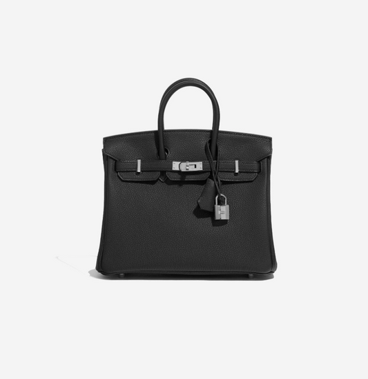 Birkin 25 Black Togo Palladium Hardware