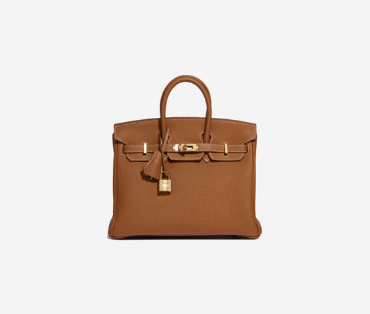 Birkin 25 Gold Togo Gold Hardware